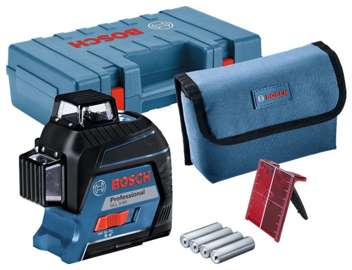 Фотография Лазерный нивелир BOSCH GLL 3-80 (AA) + carrying case (0601063S00)