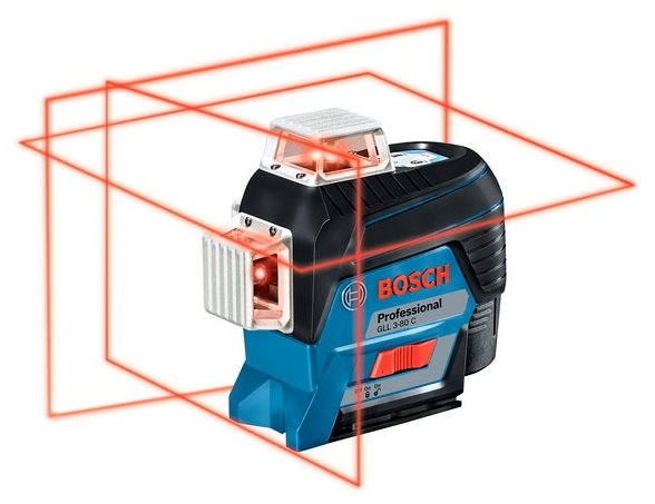 Картинка Лазерный нивелир BOSCH GLL 3-80 C (AA) + L-Boxx ready (0601063R00)