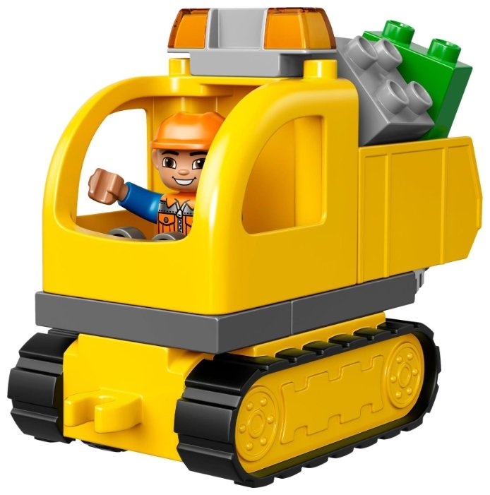 Фотография Конструктор LEGO Грузовик и гусеничный экскаватор 10812