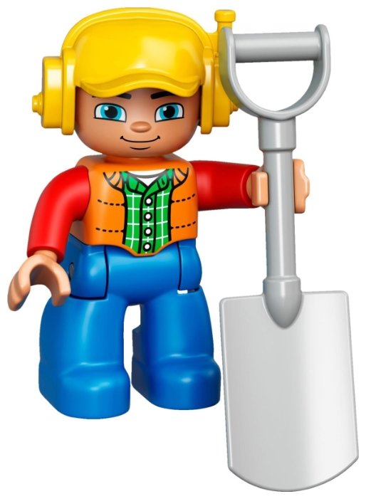 Картинка Конструктор LEGO Грузовик и гусеничный экскаватор 10812