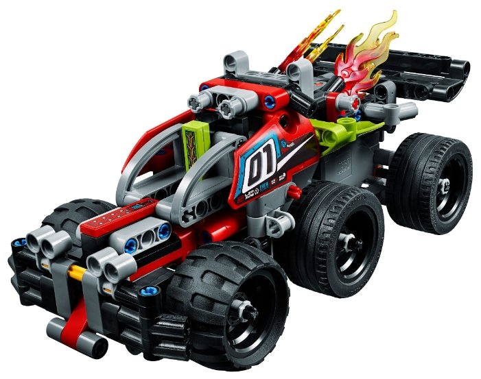 Цена Конструктор LEGO Красный гоночный автомобиль 42073