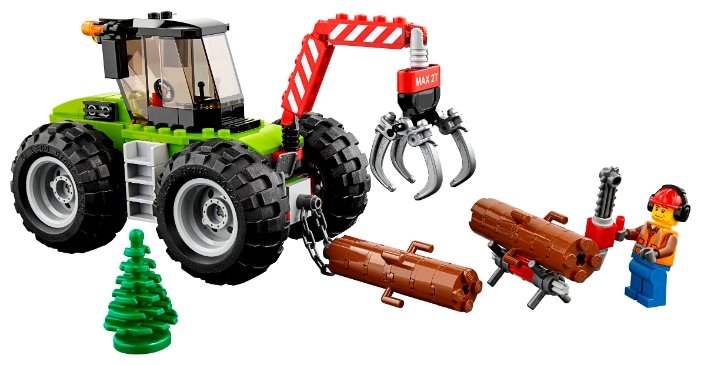 Фото Конструктор LEGO Лесной трактор 60181