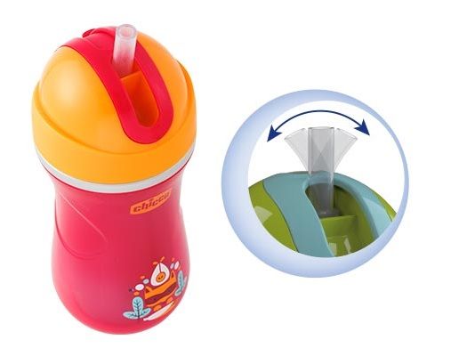 Цена Поильник CHICCO 00006991100050 Sport Cup розовый 14м+