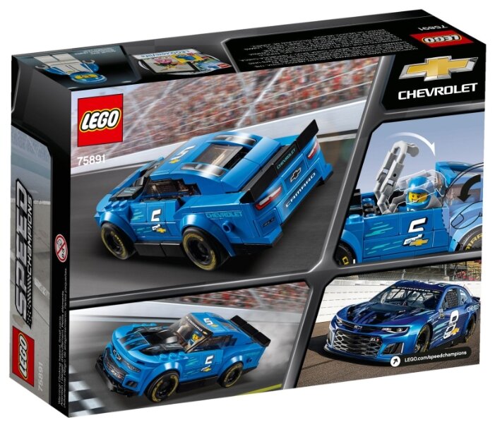 Фото Конструктор LEGO Гоночный автомобиль Chevrolet Camaro ZL1 Speed Champions 75891