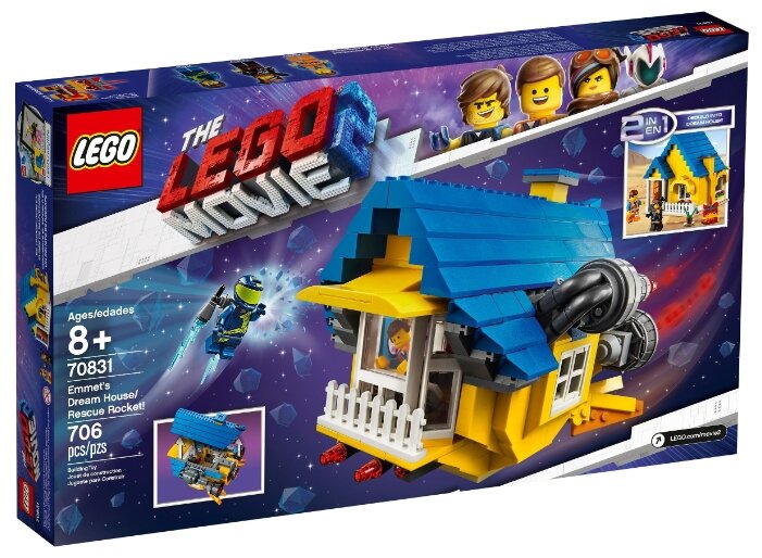 Фото Конструктор LEGO Дом мечты / Спасательная ракета Эммета! Movie 70831