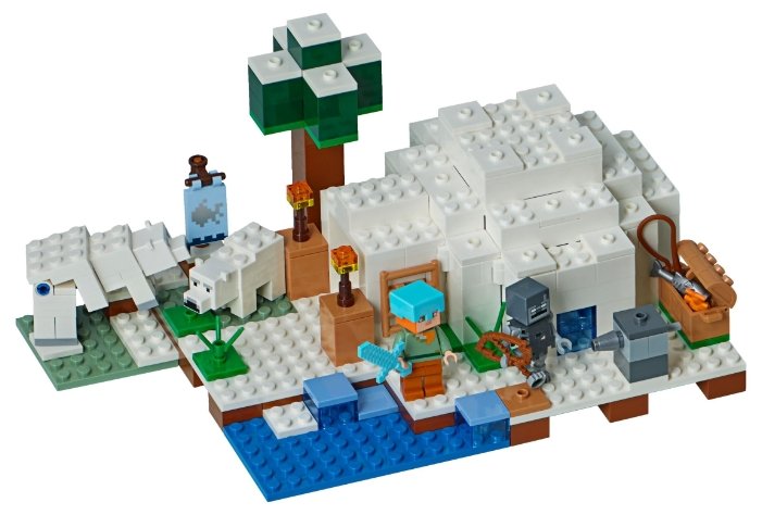 Фотография Конструктор LEGO Иглу Minecraft 21142