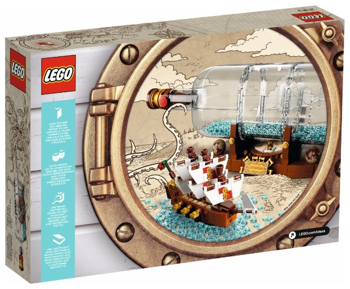 Фото Конструктор LEGO Корабль в бутылке Ideas 21313