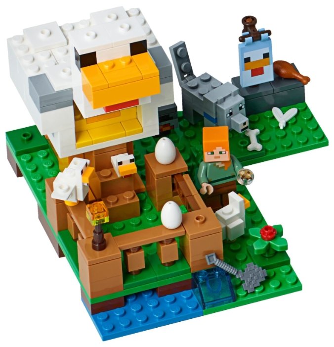 Фотография Конструктор LEGO Курятник Minecraft 21140