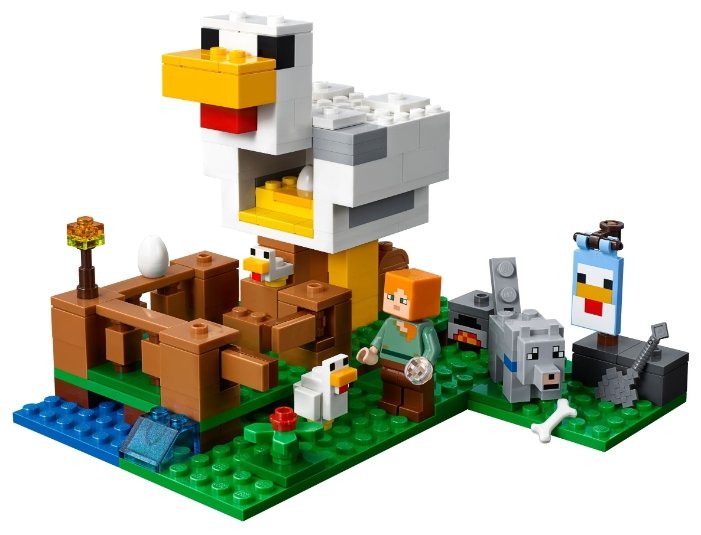 Картинка Конструктор LEGO Курятник Minecraft 21140