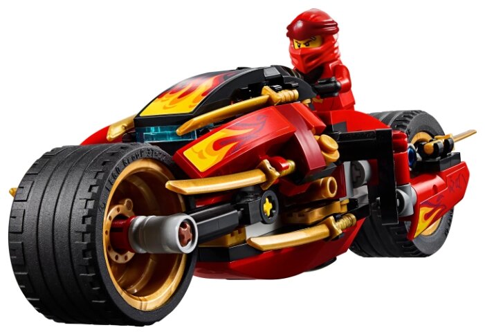Картинка Конструктор LEGO Мотоцикл-клинок Кая и снегоход Зейна Ninjago 70667