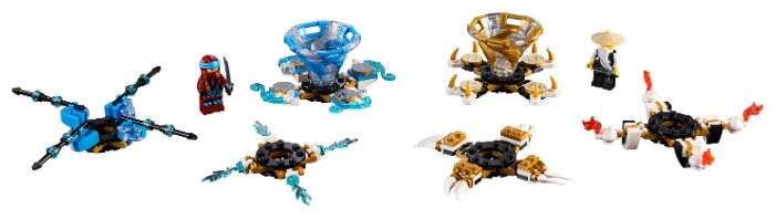 Фотография Конструктор LEGO Ния и Ву: мастера Кружитцу Ninjago 70663