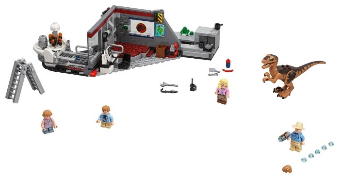 Фотография Конструктор LEGO Охота на рапторов в Парке Юрского Периода Jurassic World 75932