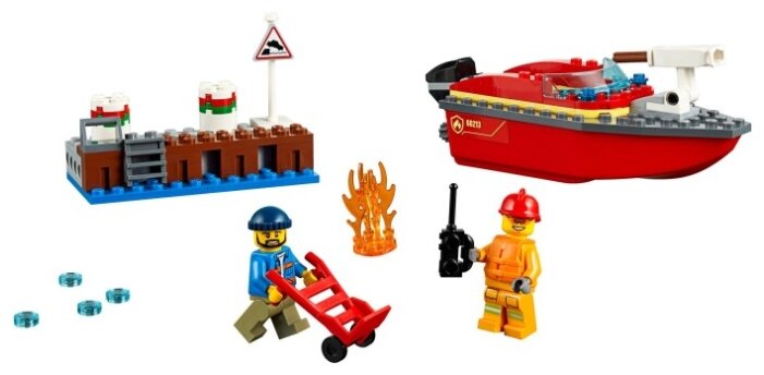 Фотография Конструктор LEGO Пожар в порту CITY 60213