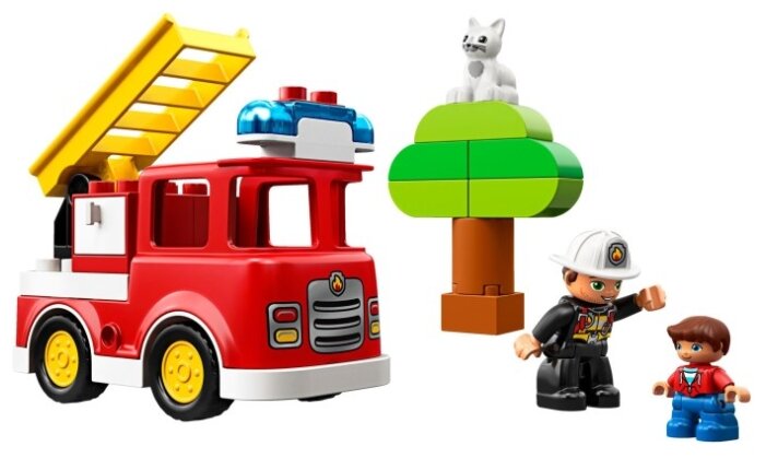 Фотография Конструктор LEGO Пожарная машина DUPLO 10901