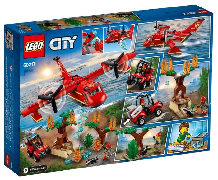 Фото Конструктор LEGO Пожарный самолёт CITY 60217