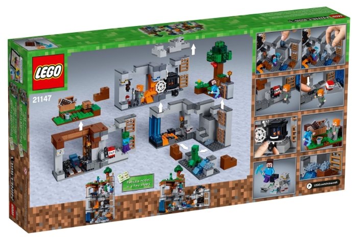 Фото Конструктор LEGO Приключения в шахтах Minecraft 21147