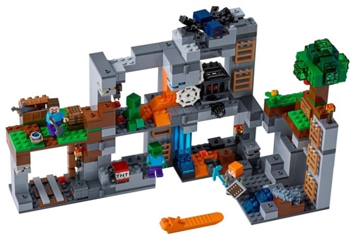 Фотография Конструктор LEGO Приключения в шахтах Minecraft 21147