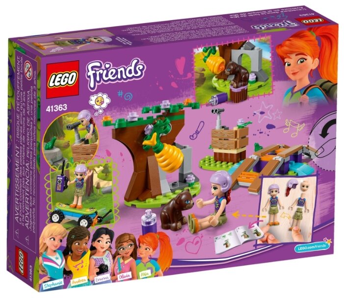 Фото Конструктор LEGO Приключения Мии в лесу Friends 41363