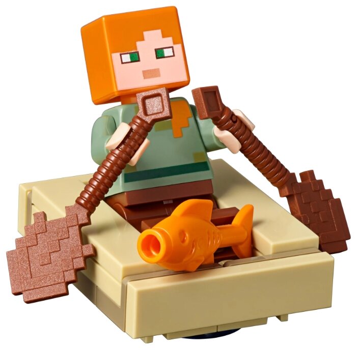 Конструктор LEGO Приключения на пиратском корабле Minecraft 21152 заказать