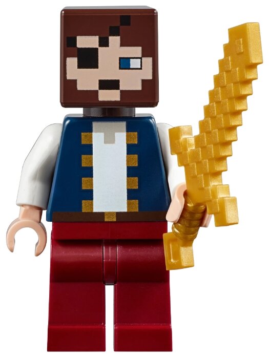 Конструктор LEGO Приключения на пиратском корабле Minecraft 21152 Казахстан