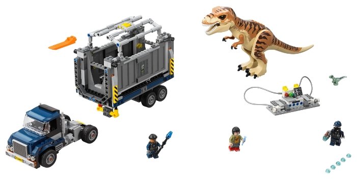 Фотография Конструктор LEGO Транспорт для перевозки Ти-Рекса Jurassic World 75933