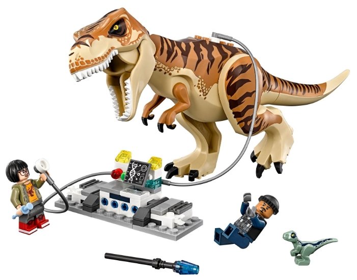 Цена Конструктор LEGO Транспорт для перевозки Ти-Рекса Jurassic World 75933