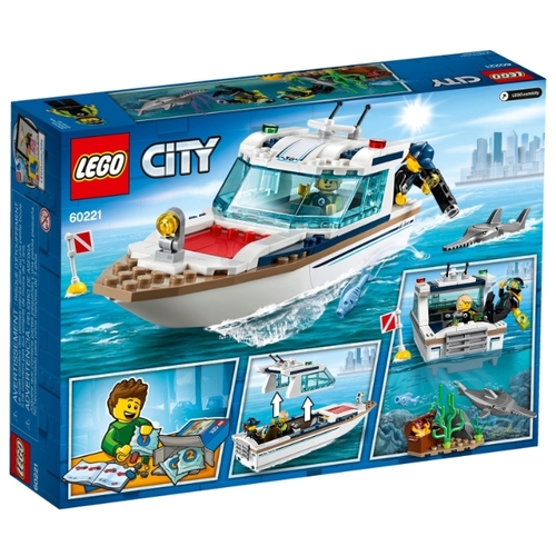 Фото Конструктор LEGO Яхта для дайвинга CITY 60221