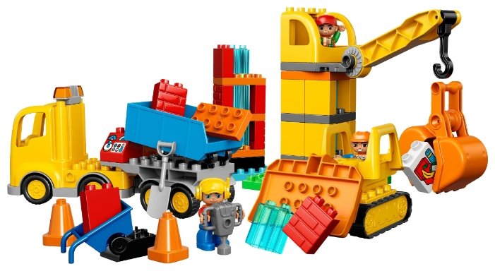 Купить Конструктор LEGO Большая стройплощадка DUPLO 10813