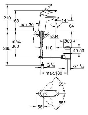 Фото Смеситель GROHE Eurostyle 23707LS3