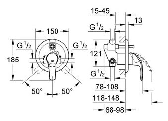 Фото Смеситель GROHE Eurosmart 33305001