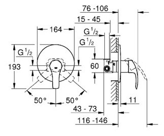 Фото Смеситель GROHE Eurosmart 33556002