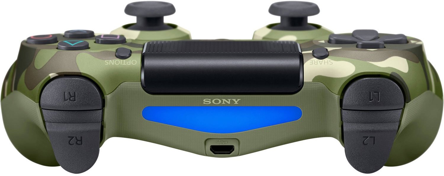 картинка Геймпад Dualshock 4 v2 для SONY PS4 (CUH-ZCT2E) Cont Green Camo от магазина 1.kz