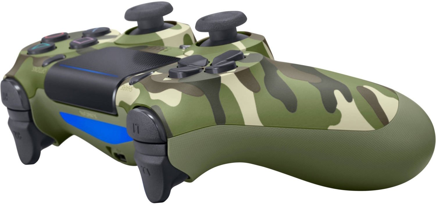 Картинка Геймпад Dualshock 4 v2 для SONY PS4 (CUH-ZCT2E) Cont Green Camo