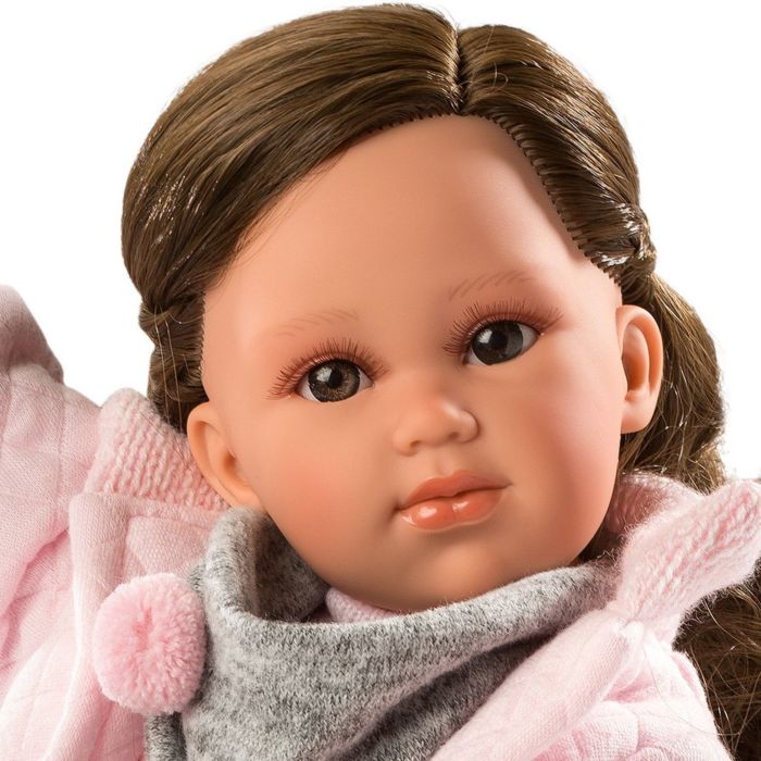 Купить Кукла LLORENS Хелена 42см брюнетка в розовой курточке 54205