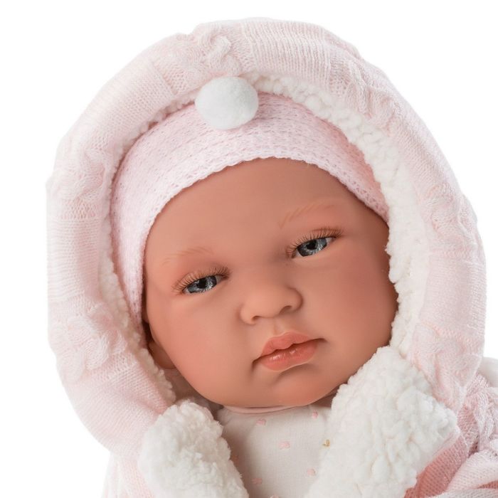 Картинка Кукла LLORENS малыш Тино 43см в розовой курточке 84312