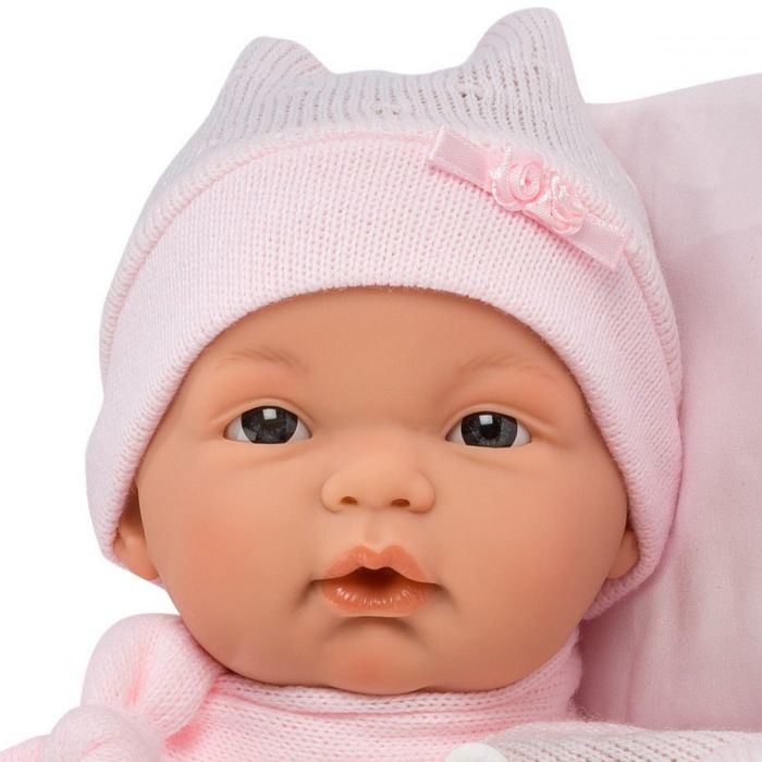 Фото Кукла LLORENS малышка Жоэль 35 см в розовой пижамке с одеялом 38940