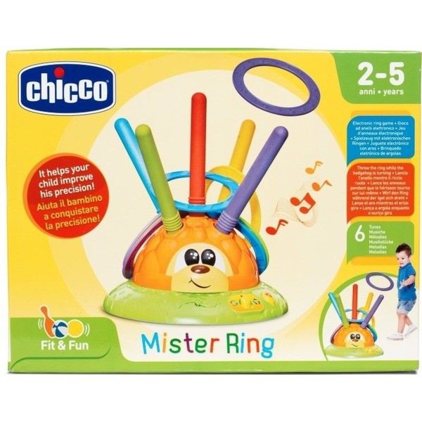 Цена Игрушка музыкальная CHICCO Fit&Fun Мистер Кольцо 2г+ 00009149000000