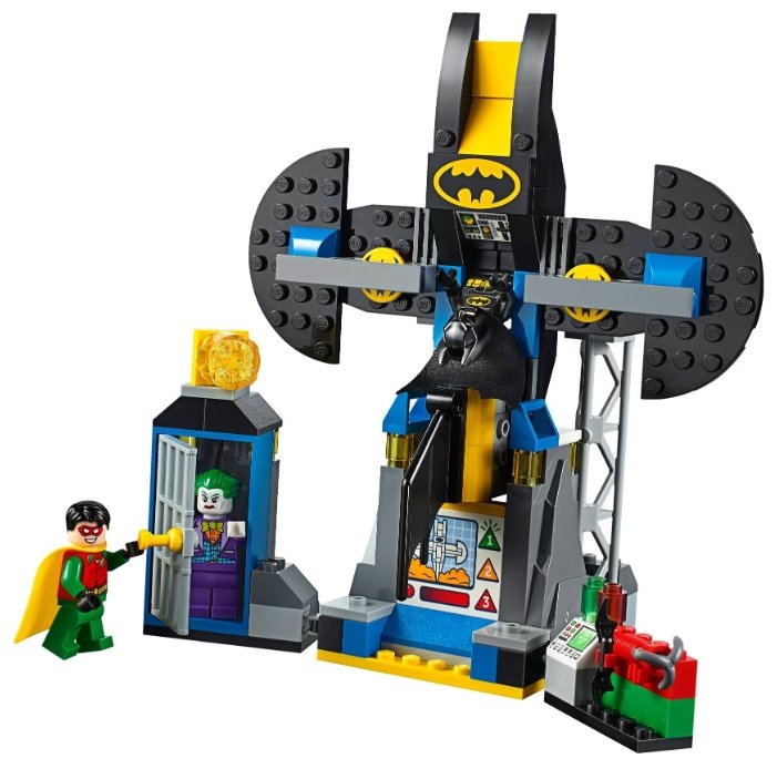 Цена Конструктор LEGO Нападение Джокера на Бэтпещеру Juniors 10753