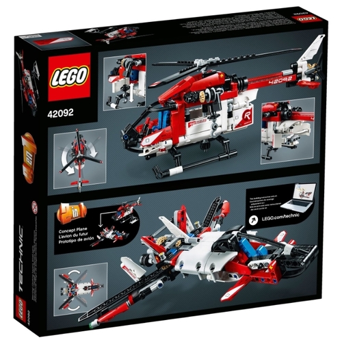 Фото Конструктор LEGO Спасательный вертолёт TECHNIC 42092