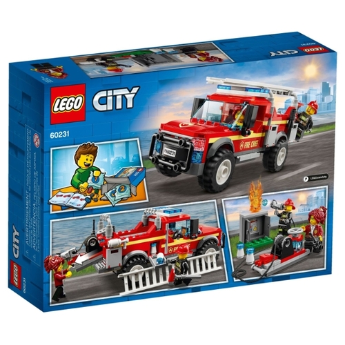 Фото Конструктор LEGO Грузовик начальника пожарной охраны CITY 60231