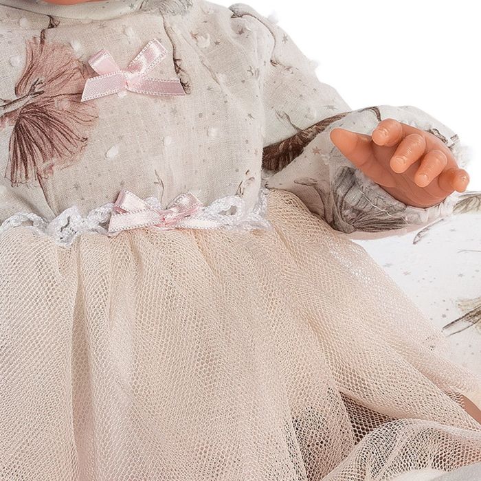 Картинка Кукла LLORENS Пупс Малышка-балерина 40см с одеялом и подушкой 74062