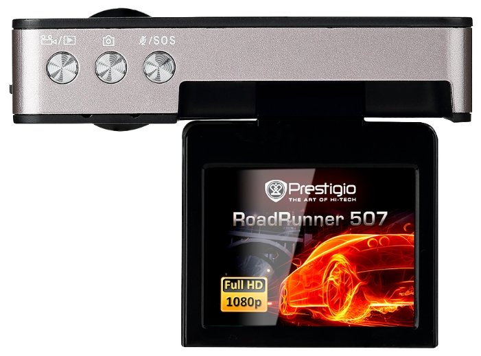 Картинка Видеорегистратор PRESTIGIO RoadRunner 507GPS (PCDVRR507GPS)