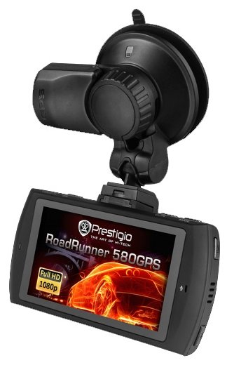 Фотография Видеорегистратор PRESTIGIO RoadRunner 580GPSPS (PCDVRR580GPS)