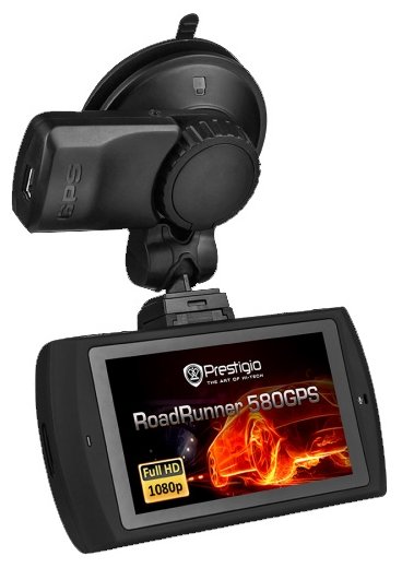 Картинка Видеорегистратор PRESTIGIO RoadRunner 580GPSPS (PCDVRR580GPS)