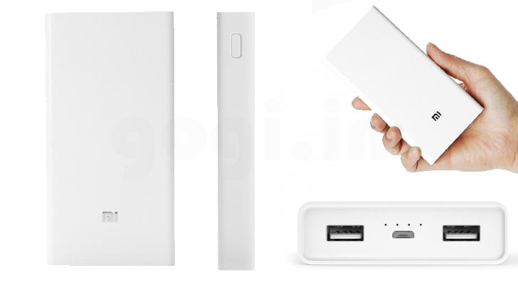 Фотография Power Bank XIAOMI 20000mAh White