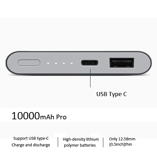 Картинка Power Bank XIAOMI 10000mAh Pro Black