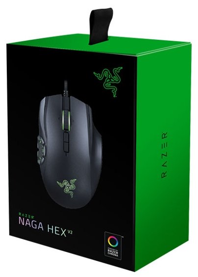 Картинка Мышь RAZER Naga Hex V2 (RZ01-01600100-R3G1) (331575)