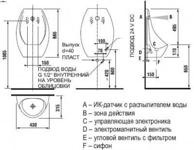 Фото Писсуар JIKA DOMINO SENSOR 8411010004871