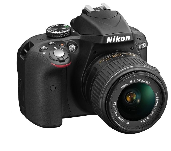 Цена Зеркальная фотокамера NIKON D3300 18-55 VR Kit (AF-P) Black (947560)