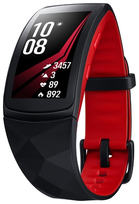 Цена Фитнес-браслет SAMSUNG Gear Fit2 Pro red-Black (SM-R365NZRNSKZ)